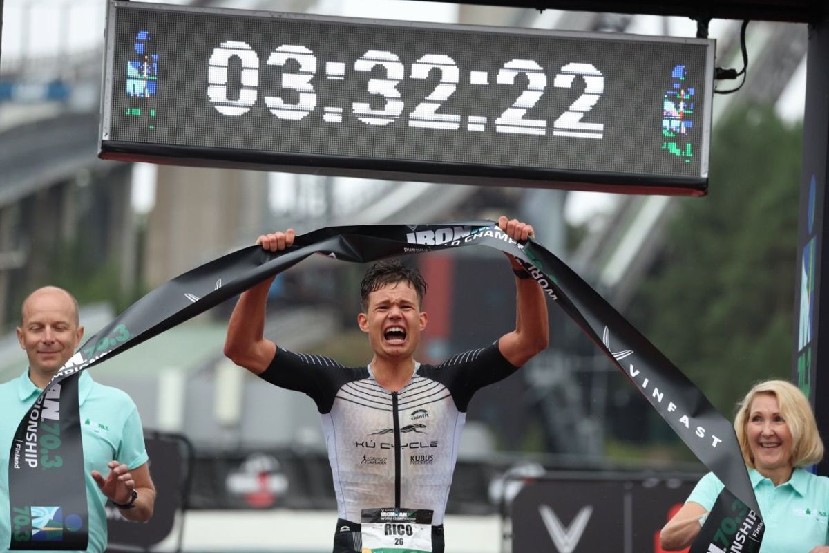Rico Bogen Germany 2023 IRONMAN 70.3 World Champion Photo by Nigel Roddis terepsport