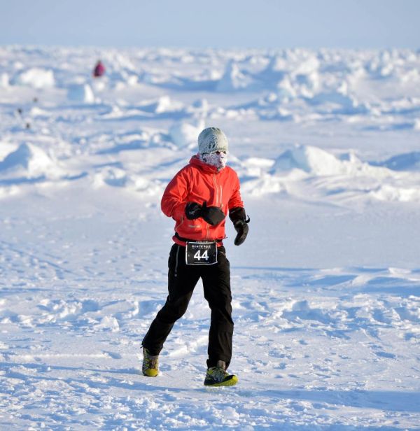 Mens winner Gary Thornton in action 600