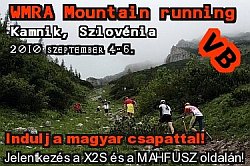 Hegyifutó, VB, Szlovénia, x2s, terep, futás, trail, Kamnik