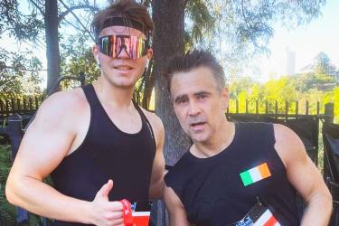 Colin Farrell filmforgatás közben maratont futott