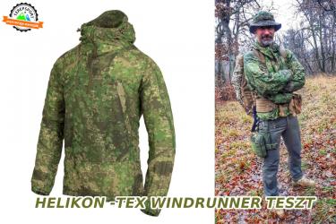 Szélkabát a vadonban, Helikon-tex Windrunner® teszt