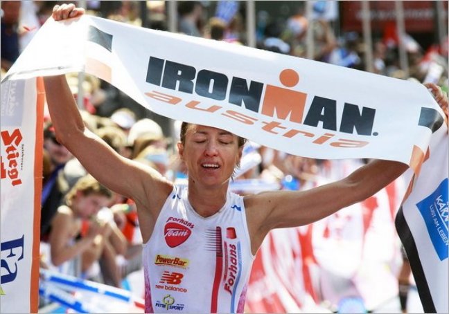 Csomor Erika az Ironman kiemelkedő magyar versenyzője