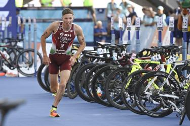 Triatlon Vil&aacute;gkupa Tisza&uacute;jv&aacute;ros - Lehmann Csongor megv&eacute;dte bajnoki c&iacute;m&eacute;t