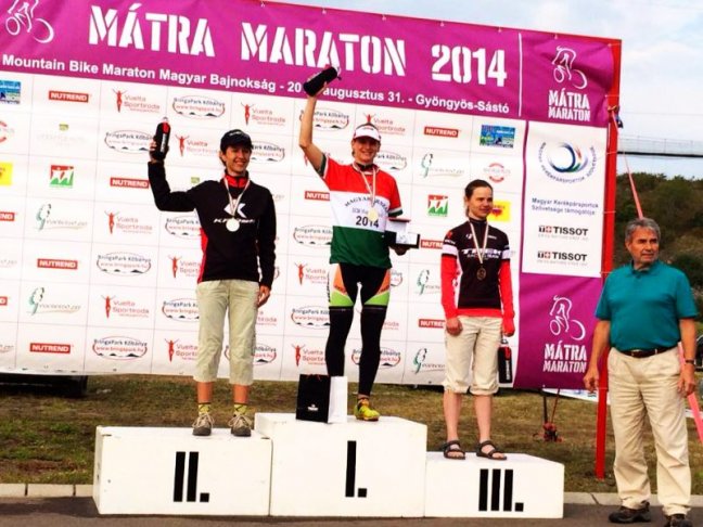 A tereptriatlonista Poór Brigitta nyerte a hegyikerékpár maraton magyar bajnokságot