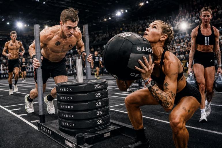 HYROX vil&aacute;gbajnoks&aacute;g Stockholm: Dylan Scott fel&eacute;rt a cs&uacute;csra, Alyssa McElheny meglepet&eacute;s győzelmet aratott