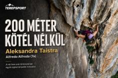 Aleksandra Taistra teljes&iacute;tette az egyik legnehezebb női m&aacute;sz&oacute;&uacute;tvonalat: Alfredo Alfredo (7a/5.11d)