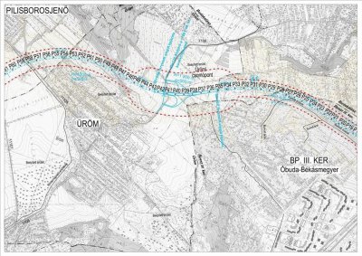 M&aacute;r v&eacute;gleges az M0-s aut&oacute;&uacute;t &uacute;tvonala a 10-es &eacute;s 11-es &uacute;t k&ouml;z&ouml;tt